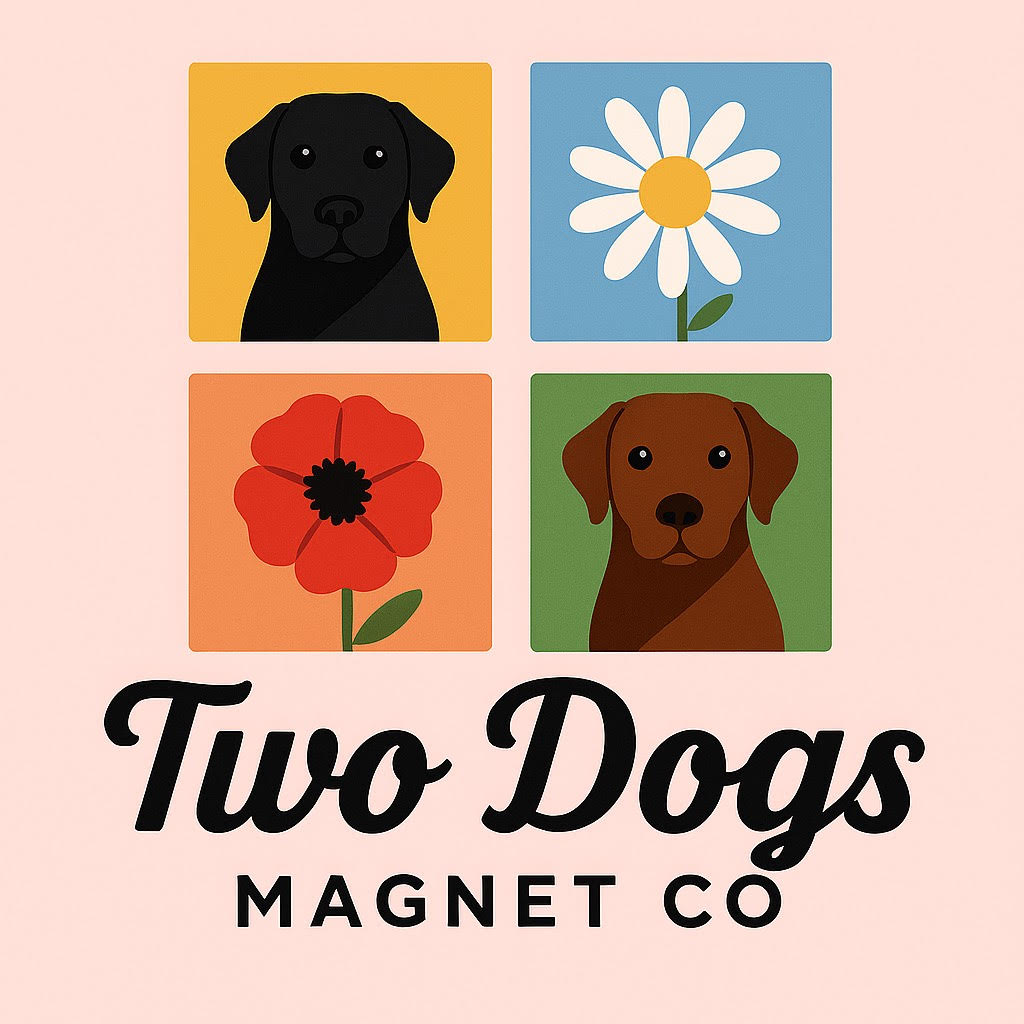 Two Dogs Magnet Co. Logo